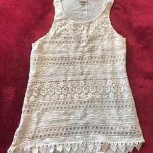 Cream tank top